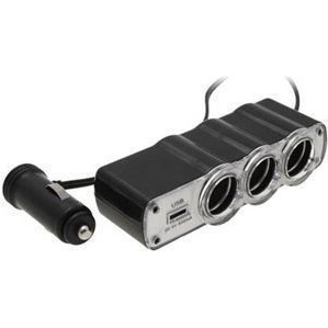 12V lizdas 3 vietų + 1 USB jungtis 12V lizdas 3 vietų + 1 USB jungtis