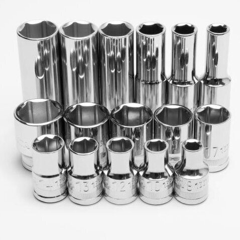Galvučių rinkinys šešiakampių 1/2" 8-24mm 16vnt. 2 Galvučių rinkinys šešiakampių 1/2" 8-24mm 16vnt. 2