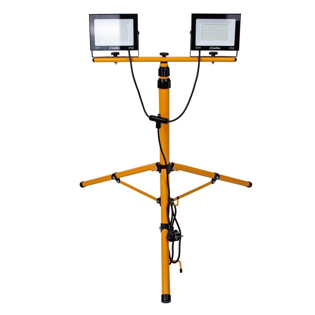 Prožektorius su stovu 2x50W LED 4500K 2 Prožektorius su stovu 2x50W LED 4500K 2
