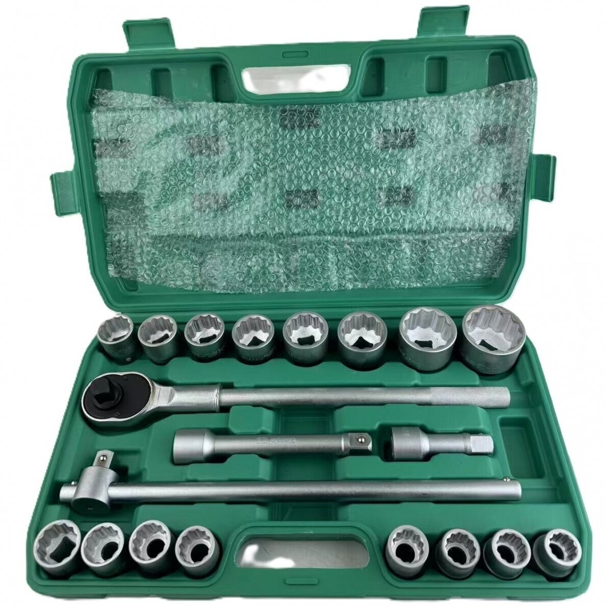 Galvučių rinkinys 12 kampų 3/4" 21vnt. (19-50mm) 1 Galvučių rinkinys 12 kampų 3/4" 21vnt. (19-50mm) 1