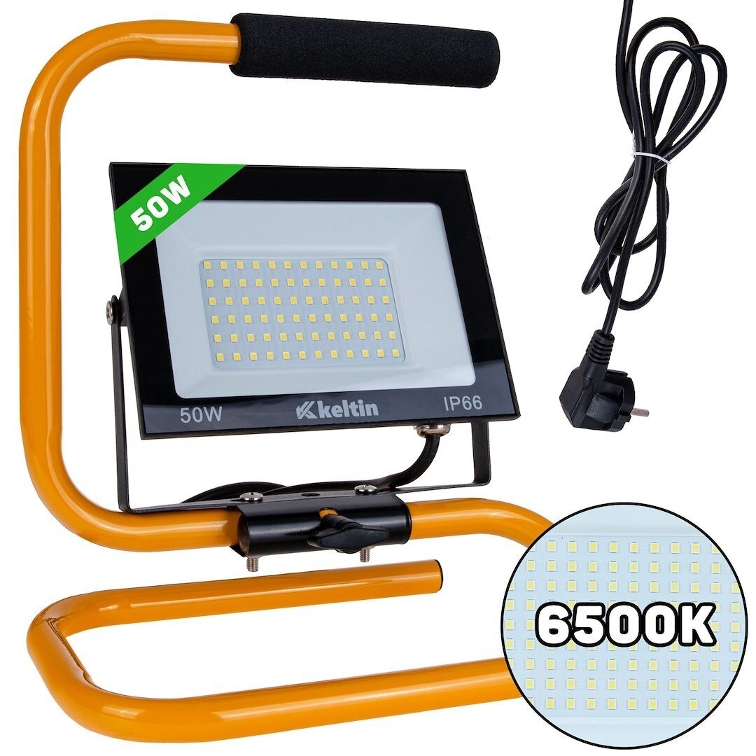 Nešiojamas prožektorius 50W SMD LED 6500K 1 Nešiojamas prožektorius 50W SMD LED 6500K 1