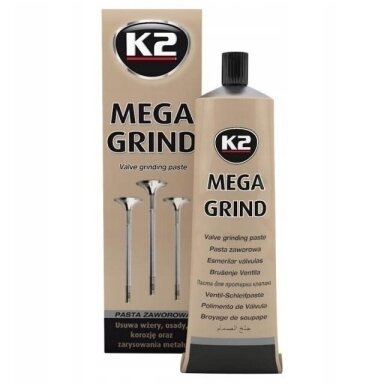 Vožtuvų šlifavimo pasta K2 MEGA GRIND 100gr. 10160 Vožtuvų šlifavimo pasta K2 MEGA GRIND 100gr. 10160