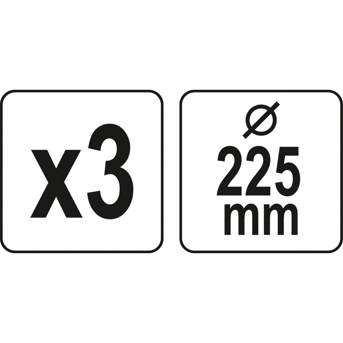 Abrazyvinis tinklinis diskas su Velcro 3vnt. 225mm P220 2 Abrazyvinis tinklinis diskas su Velcro 3vnt. 225mm P220 2