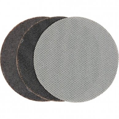 Abrazyvinis tinklinis diskas su Velcro 3vnt. 225mm P150 Abrazyvinis tinklinis diskas su Velcro 3vnt. 225mm P150