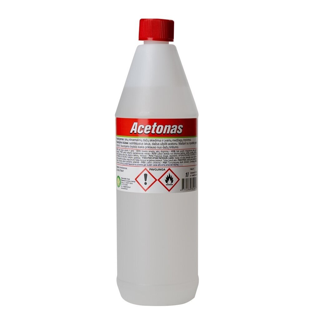 Acetonas 1L Acetonas 1L