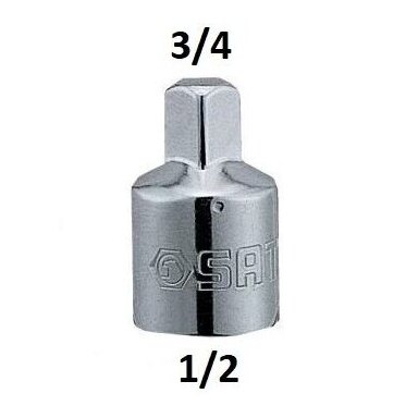 Adapteris 1/2" (F) vidus / 3/4" (M) išorė Adapteris 1/2" (F) vidus / 3/4" (M) išorė
