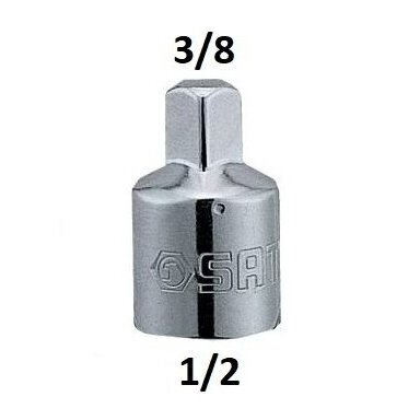 Adapteris 1/2" (F) vidus / 3/8" (M) išorė Adapteris 1/2" (F) vidus / 3/8" (M) išorė