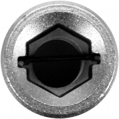 Adapteris antgaliams 1/4" (F) vidus / 1/4" hex (F) vidus 1 Adapteris antgaliams 1/4" (F) vidus / 1/4" hex (F) vidus 1
