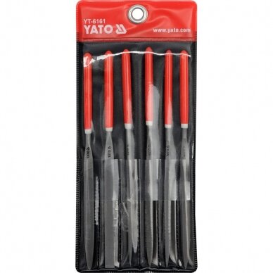 Deimantiniu dildžių rinkinys 6vnt. 160x75x4mm YT-6161 Deimantiniu dildžių rinkinys 6vnt. 160x75x4mm YT-6161