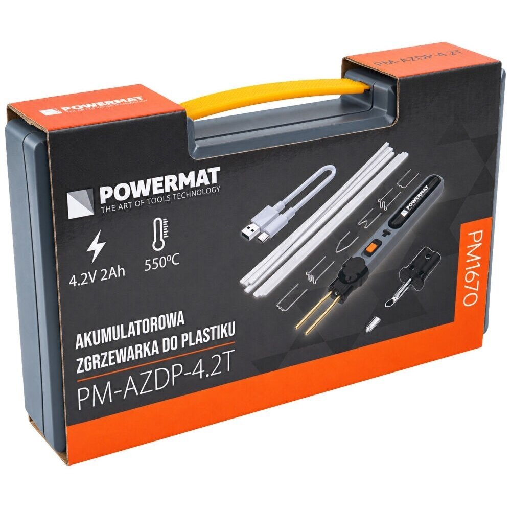Akumuliatorinis lituoklis/plastiko suvirinimo aparatas PM1670 7