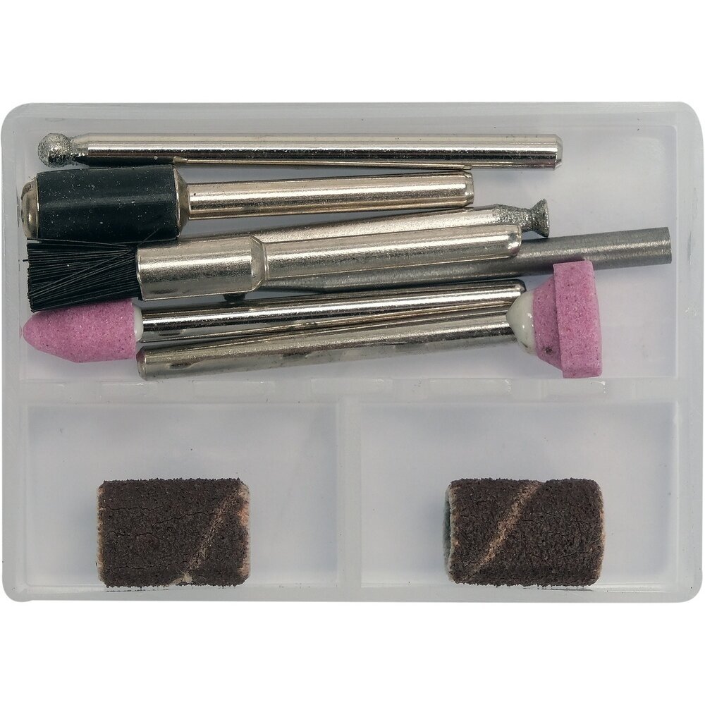 Akumuliatorinis mini šlifuoklis su rinkiniu 3.6V 11vnt. 1