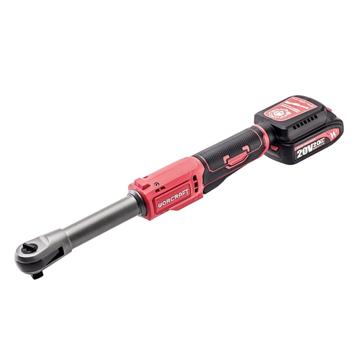 Akumuliatorinė smūginė terkšlė 1/2" 20V LI-ION WORCRAFT Akumuliatorinė smūginė terkšlė 1/2" 20V LI-ION WORCRAFT