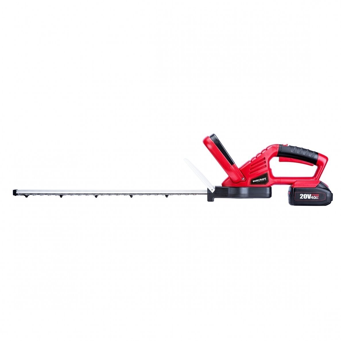 Akumuliatorinės gyvatvorių žirklės 20V 51cm LI-ION WORCRAFT Akumuliatorinės gyvatvorių žirklės 20V 51cm LI-ION WORCRAFT