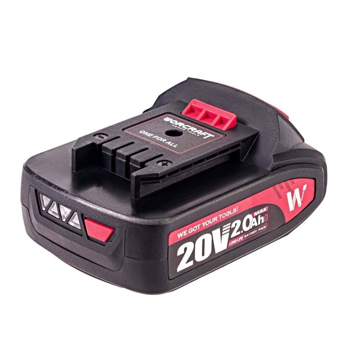 Akumuliatorinis suktuvas-gręžtuvas 2x2.0Ah 20V LI-ION WORCRAFT plastikinis lagaminas 10
