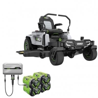 Akumuliatorinis nulinio apsisukimo traktorius EGO Power+ ZT5201E-L 1320mm Akumuliatorinis nulinio apsisukimo traktorius EGO Power+ ZT5201E-L 1320mm