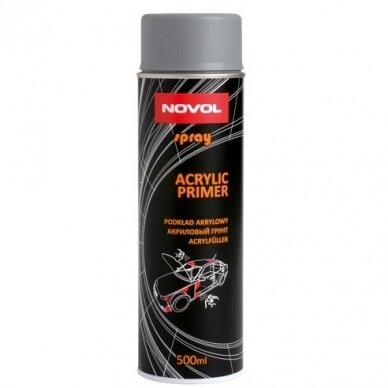 Akrilinis gruntas pilkas ACRYLIC PRIMER aerozolinis 500ml. Akrilinis gruntas pilkas ACRYLIC PRIMER aerozolinis 500ml.