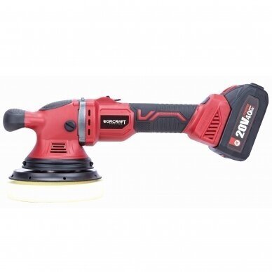 Ekscentrinis akumuliatorinis poliruoklis 150mm 20V LI-ION WORCRAFT 1