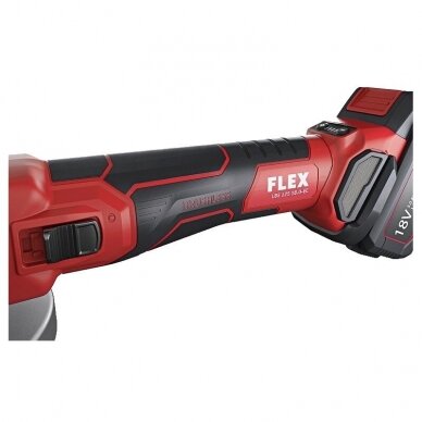 Akumuliatorinis kampinis šlifuoklis FLEX LBE 125 18.0-EC C 4 Akumuliatorinis kampinis šlifuoklis FLEX LBE 125 18.0-EC C 4