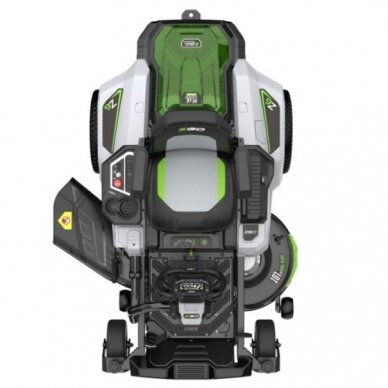 Akumuliatorinis nulinio apsisukimo traktorius su vairu EGO Power+ ZT4201E-S 1070mm 3