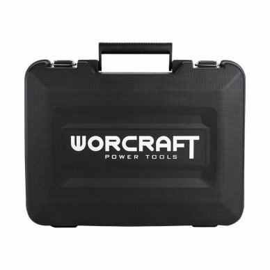 Akumuliatorinis perforatorius su plastikine dėže 4.5J 4.0Ah 20V LI-ION WORCRAFT CRHS20LiBDM 8