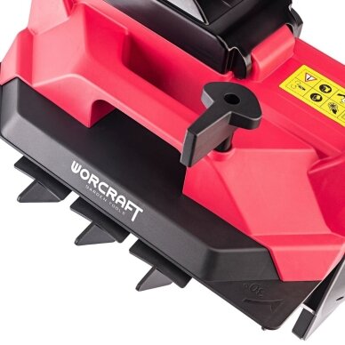 Akumuliatorinis sniego valytuvas 40V (20V+20V) LI-ION WORCRAFT 7