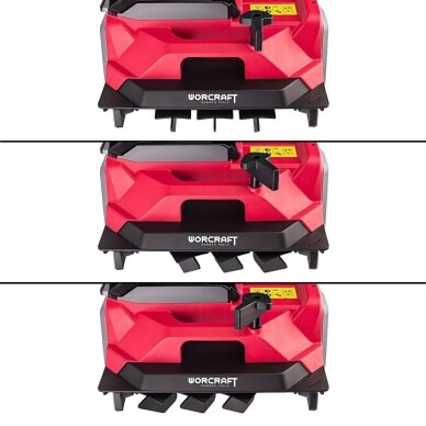 Akumuliatorinis sniego valytuvas 40V (20V+20V) LI-ION WORCRAFT 9