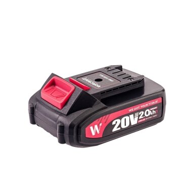Akumuliatorinis suktuvas-gręžtuvas su kalimu 2x2.0Ah 20V LI-ION WORCRAFT plastikinis lagaminas 15 Akumuliatorinis suktuvas-gręžtuvas su kalimu 2x2.0Ah 20V LI-ION WORCRAFT plastikinis lagaminas 15