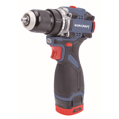 Akumuliatorinis suktuvas-gręžtuvas su priedais 16.8V LI-ION WORCRAFT plastikinis lagaminas