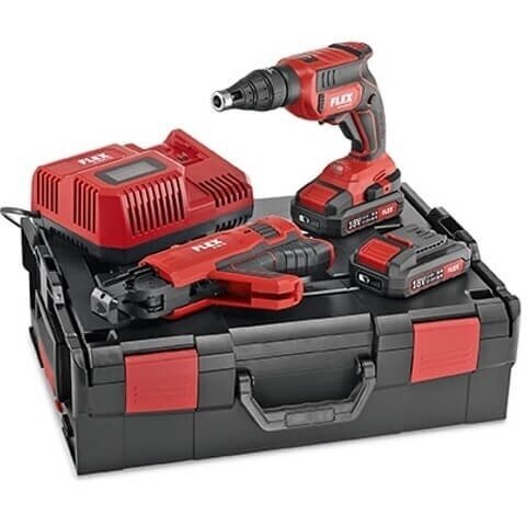 Akumuliatorinis juostinis suktuvas FLEX DW 45 18,0-EC M/2,5 Set Akumuliatorinis juostinis suktuvas FLEX DW 45 18,0-EC M/2,5 Set