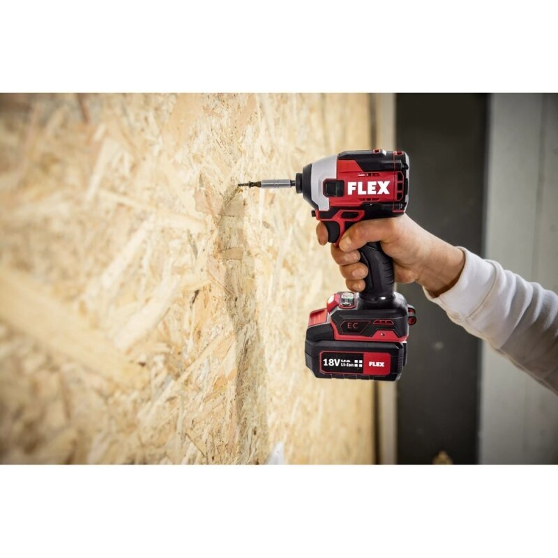 Akumuliatorinis smūginis suktuvas FLEX ID 1/4" 18,0 5,0Ah EC HD 6 Akumuliatorinis smūginis suktuvas FLEX ID 1/4" 18,0 5,0Ah EC HD 6