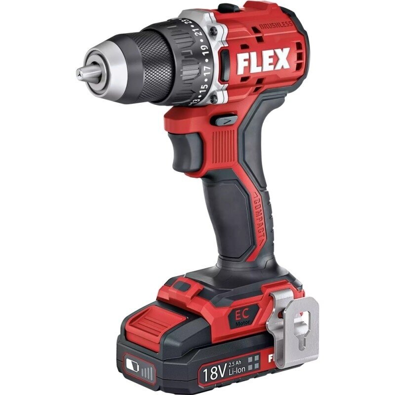 Akumuliatorinis suktuvas-gręžtuvas FLEX DD 2G 18,0V LD 2x2,5Ah 1 Akumuliatorinis suktuvas-gręžtuvas FLEX DD 2G 18,0V LD 2x2,5Ah 1