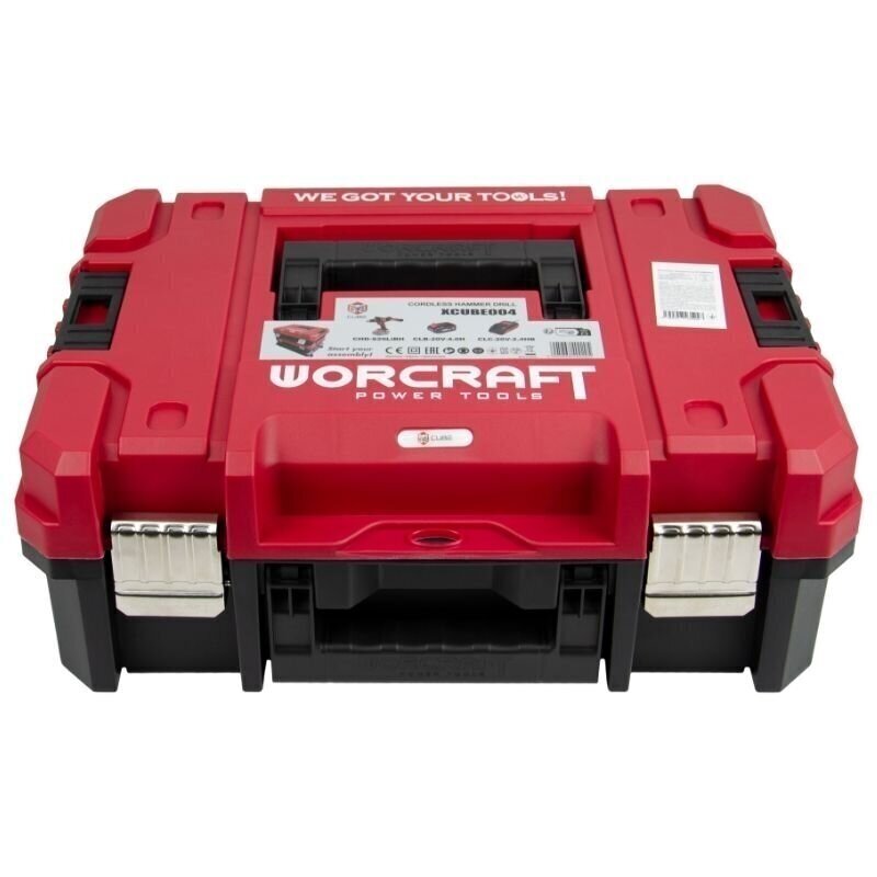 Akumuliatorinis suktuvas-gręžtuvas su kalimu 20V LI-ION WORCRAFT (XCUBE dėžė) 6