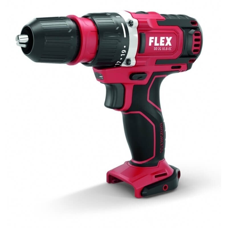 Akumuliatorinis suktuvas-gręžtuvas su keičiama galva FLEX DD 2G 10.8-EC 2 Akumuliatorinis suktuvas-gręžtuvas su keičiama galva FLEX DD 2G 10.8-EC 2