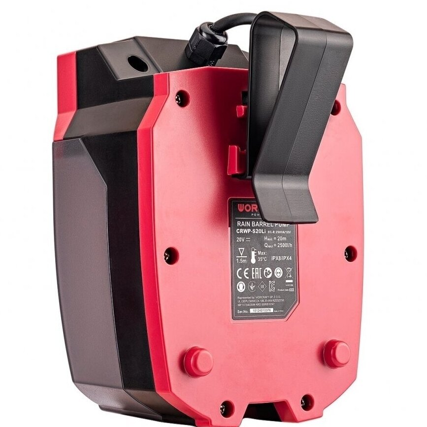 Akumuliatorinis vandens siurblys 20V LI-ION WORCRAFT 6 Akumuliatorinis vandens siurblys 20V LI-ION WORCRAFT 6