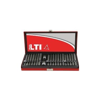 Antgalių rinkinys ilgų trumpų ribe torx spline metalinė dėžutė 40vnt. Antgalių rinkinys ilgų trumpų ribe torx spline metalinė dėžutė 40vnt.