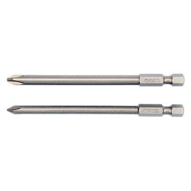 Antgaliai suktuvui kryžminiai 1/4" 2vnt. YT-0488 Antgaliai suktuvui kryžminiai 1/4" 2vnt. YT-0488
