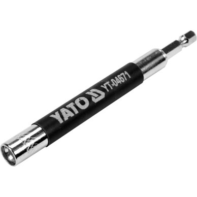Magnetinis antgalių laikiklis hex 1/4" 120mm 1 Magnetinis antgalių laikiklis hex 1/4" 120mm 1