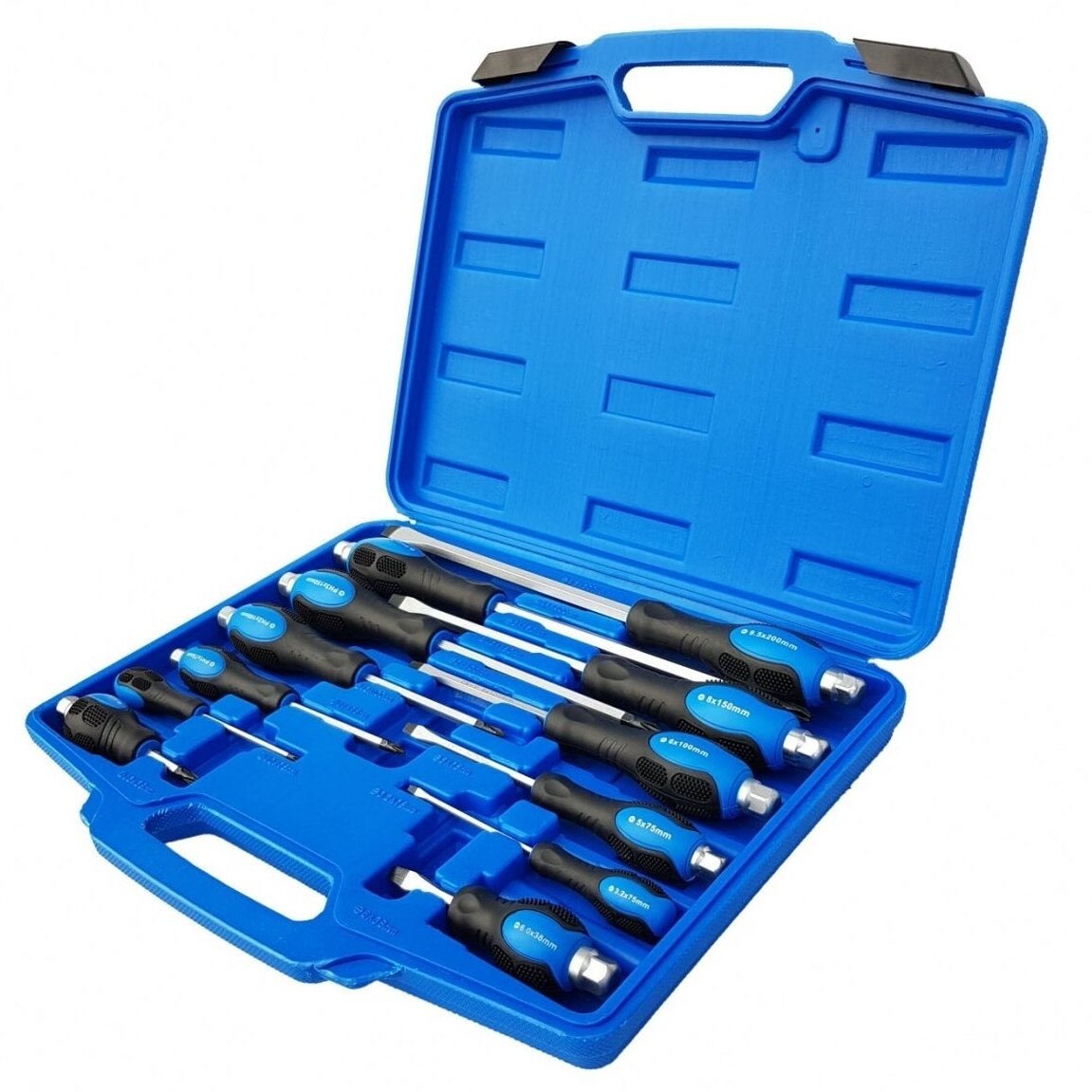 Smūginių atsuktuvų rinkinys lagamine 12vnt. SK5013 2