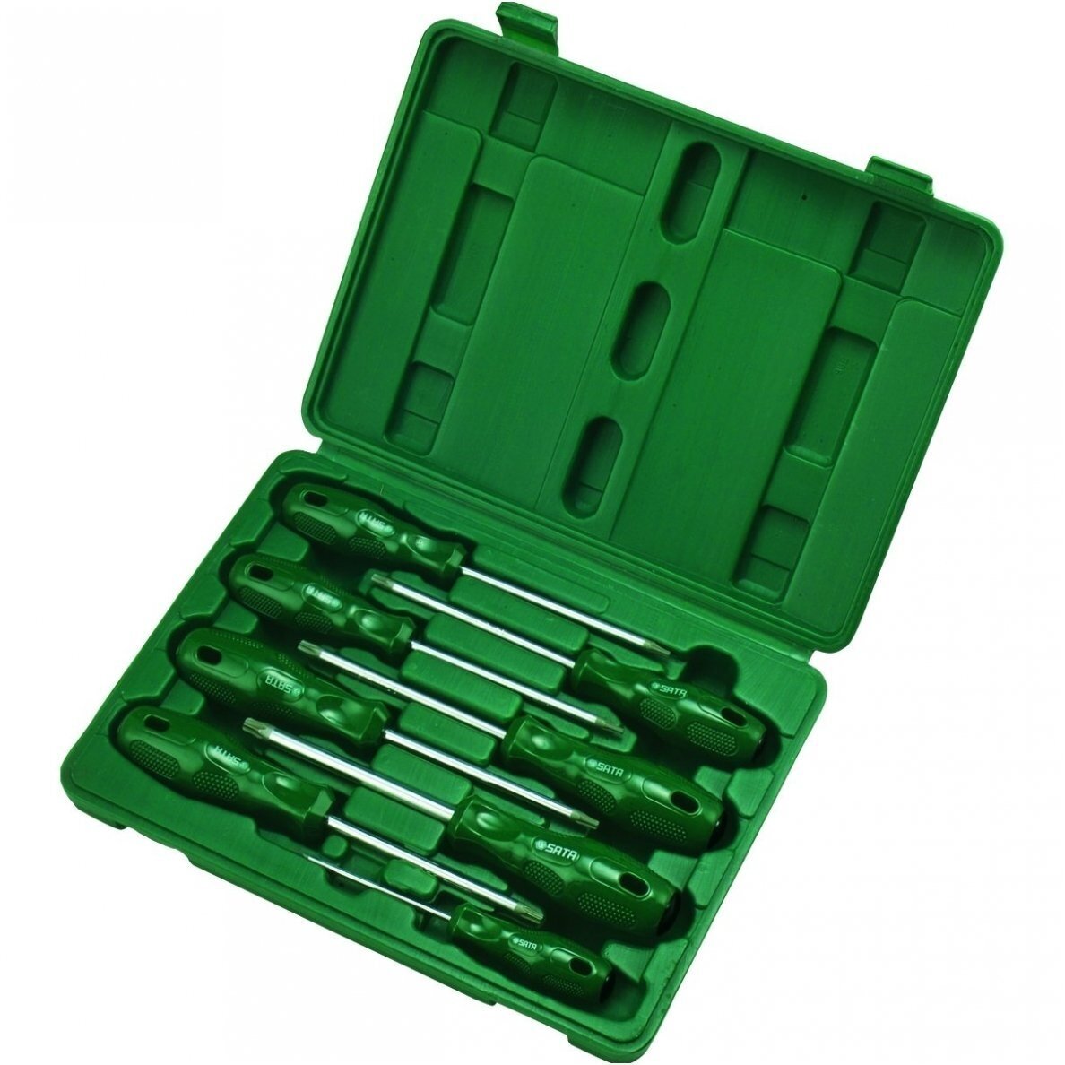 Atsuktuvų rinkinys lagamine torx 8vnt. S09305 Atsuktuvų rinkinys lagamine torx 8vnt. S09305