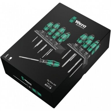 Atsuktuvų rinkinys 16vnt. WERA Big Pack 105630 Atsuktuvų rinkinys 16vnt. WERA Big Pack 105630