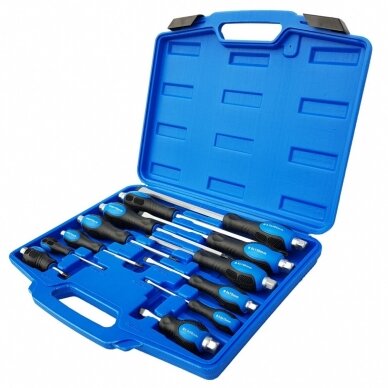 Smūginių atsuktuvų rinkinys lagamine 12vnt. SK5013 2