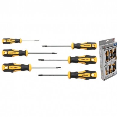 Atsuktuvų rinkinys T-star torx T10-T30 6vnt. 35826 Atsuktuvų rinkinys T-star torx T10-T30 6vnt. 35826