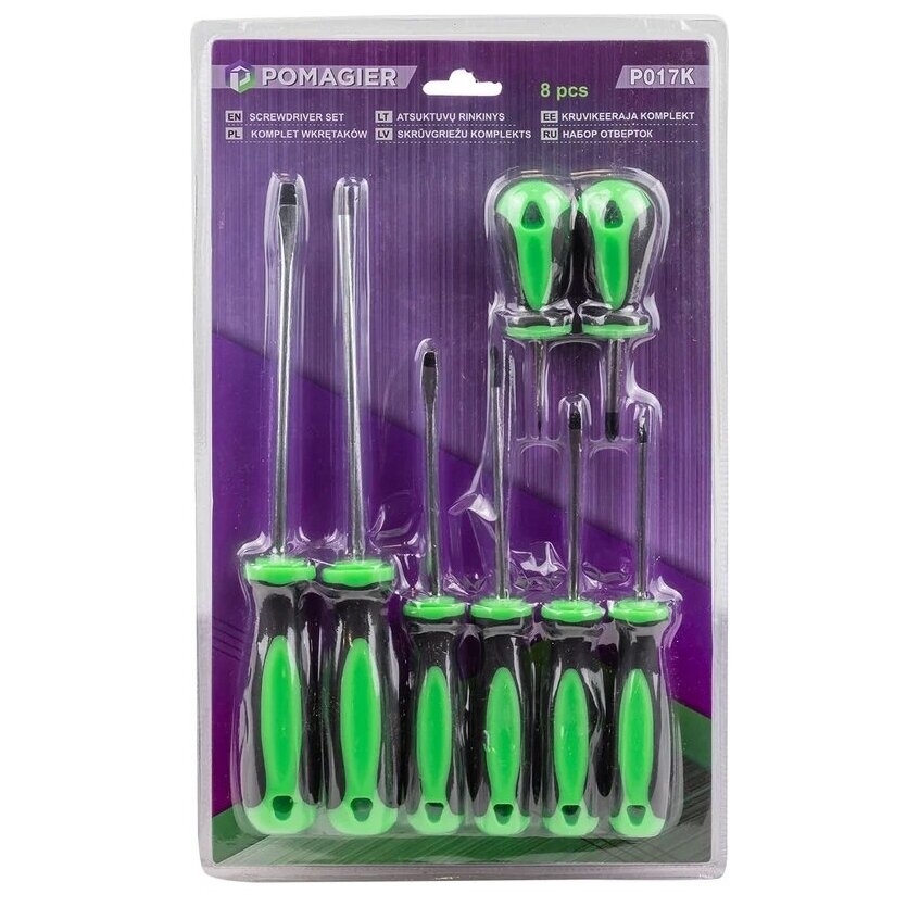 Atsuktuvų rinkinys PH PZ SL 8vnt. PO-P017K