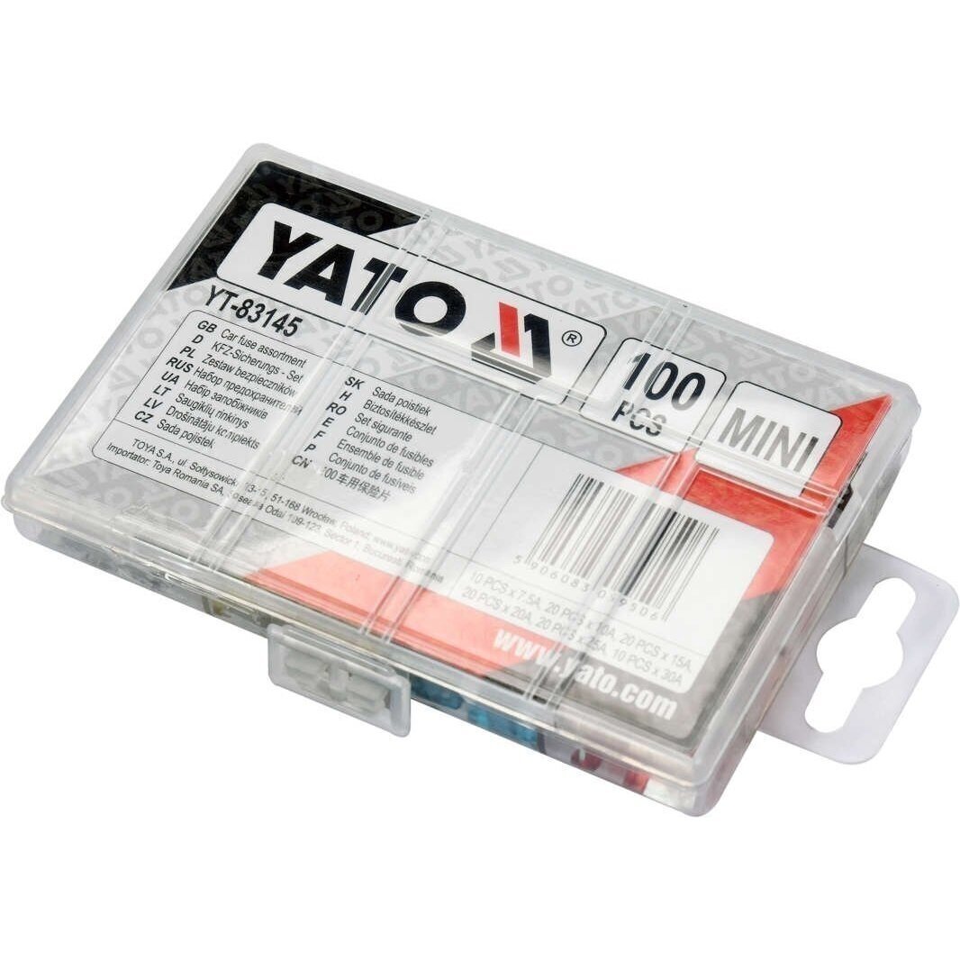 Auto saugiklių rinkinys MINI 100vnt. 1 Auto saugiklių rinkinys MINI 100vnt. 1