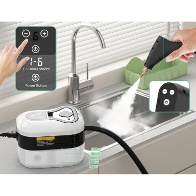Aukšto slėgio garų valytuvas 1500W 1.2L KR50200 2 Aukšto slėgio garų valytuvas 1500W 1.2L KR50200 2