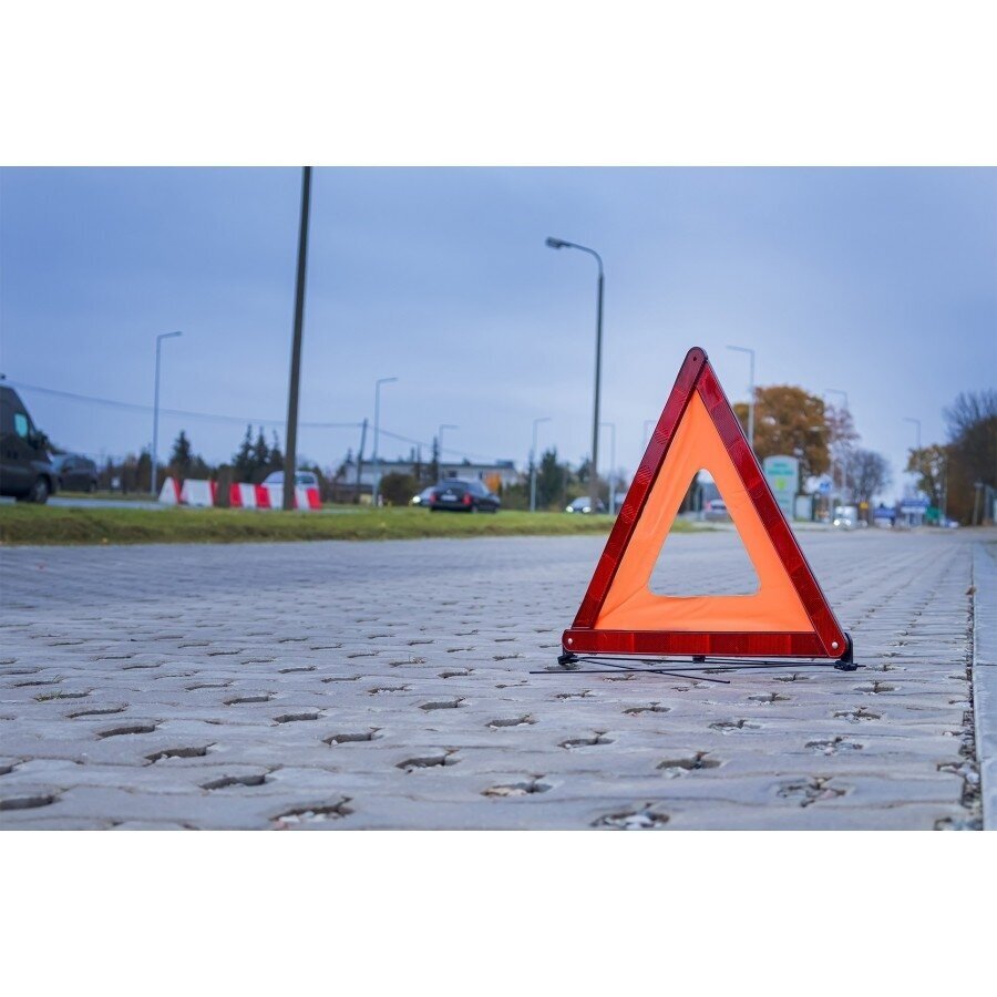 Avarinis ženklas plastikinė pakuotė 2