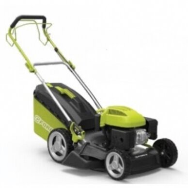 Benzininė žoliapjovė savaeigė/elektrinis starteris 46cm 166cc G-FORCE Benzininė žoliapjovė savaeigė/elektrinis starteris 46cm 166cc G-FORCE