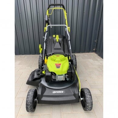 Benzininė žoliapjovė savaeigė/elektrinis starteris 51cm 166cc G-FORCE 2 Benzininė žoliapjovė savaeigė/elektrinis starteris 51cm 166cc G-FORCE 2