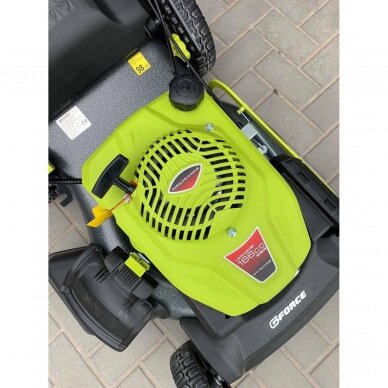 Benzininė žoliapjovė savaeigė/elektrinis starteris 51cm 166cc G-FORCE 7 Benzininė žoliapjovė savaeigė/elektrinis starteris 51cm 166cc G-FORCE 7