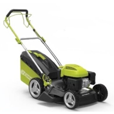 Benzininė žoliapjovė savaeigė/elektrinis starteris 46cm 166cc G-FORCE Benzininė žoliapjovė savaeigė/elektrinis starteris 46cm 166cc G-FORCE